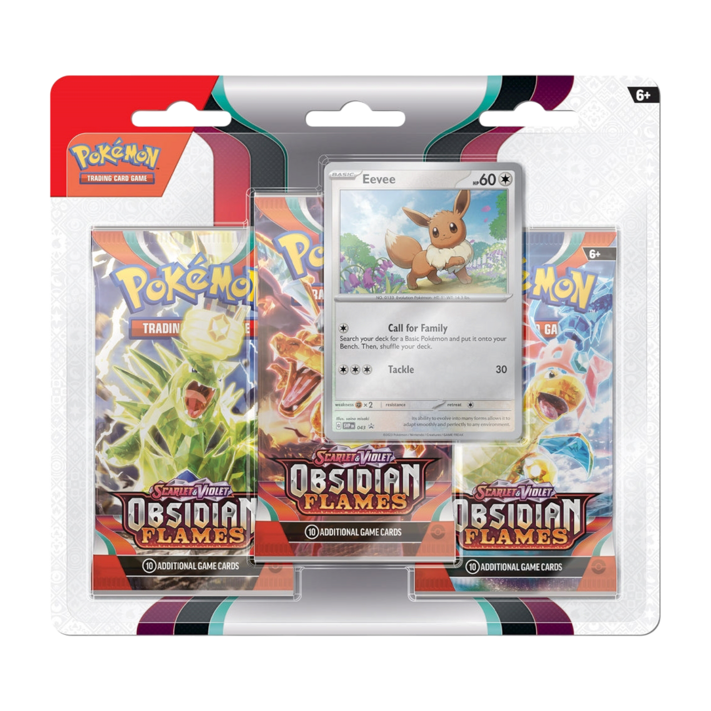 Pokémon - Obsidian Flames - SV3 - 3-Pack Blister [EN]