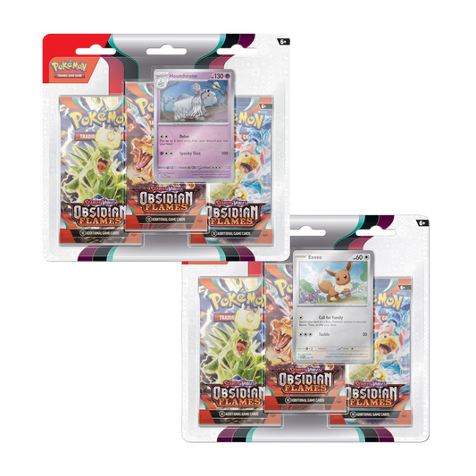 Pokémon - Obsidian Flames - SV3 - 3-Pack Blister [EN]