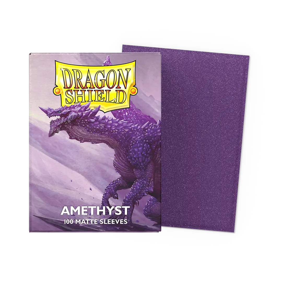 Dragon Shield - Matte Sleeves - Amethyst - Standard Size [100]