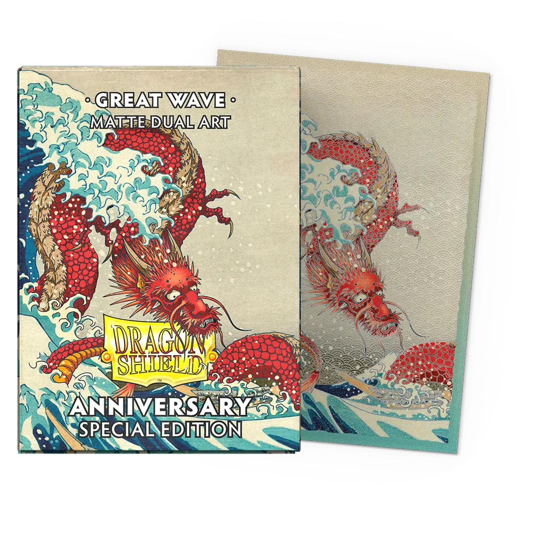 Dragon Shield - Matte Dual Art Sleeves - Great Wave - Standard Size [100]