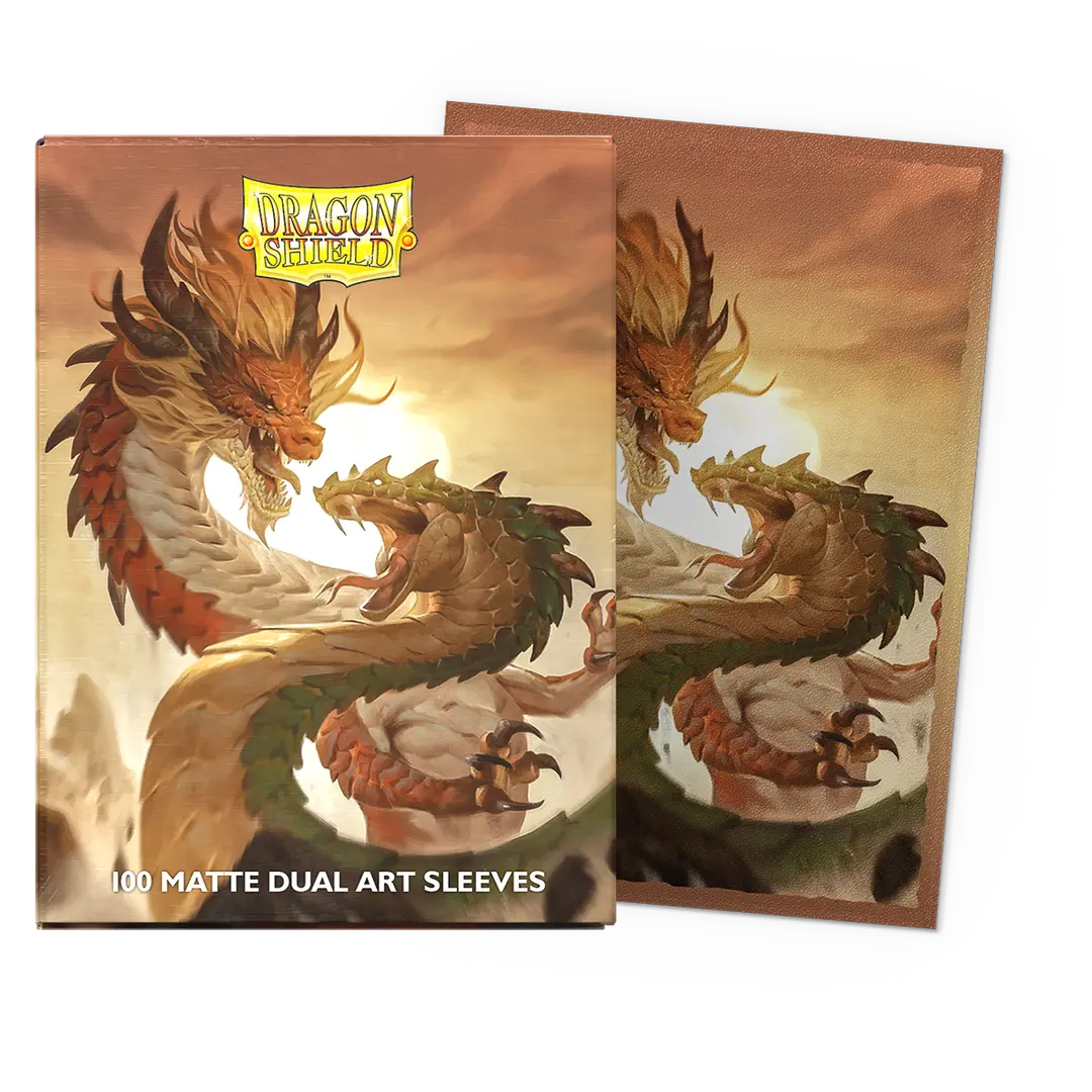 Dragon Shield - Matte Dual Art Sleeves - Wood Snake 2025 - Standard Size [100]