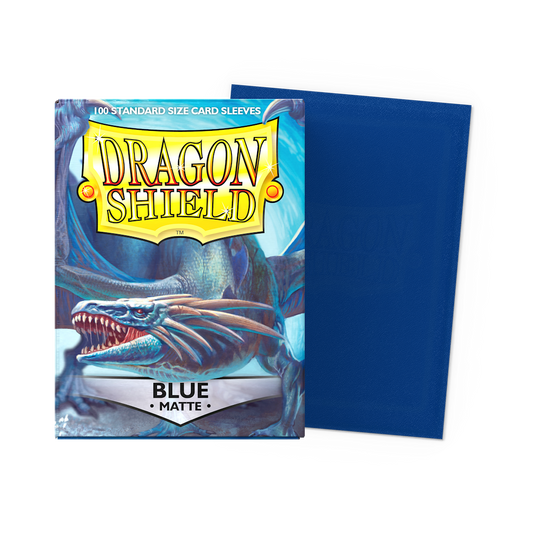 Dragon Shield Matte Sleeves - Blue - Standard Size (100)