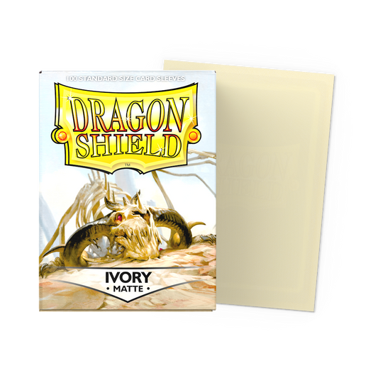 Dragon Shield Matte Sleeves - Ivory - Standard Size (100)