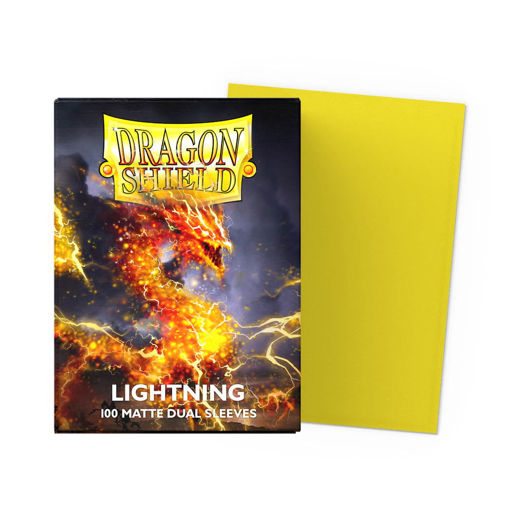 Dragon Shield Matte Dual Sleeves - Lightning - Standard Size (100)