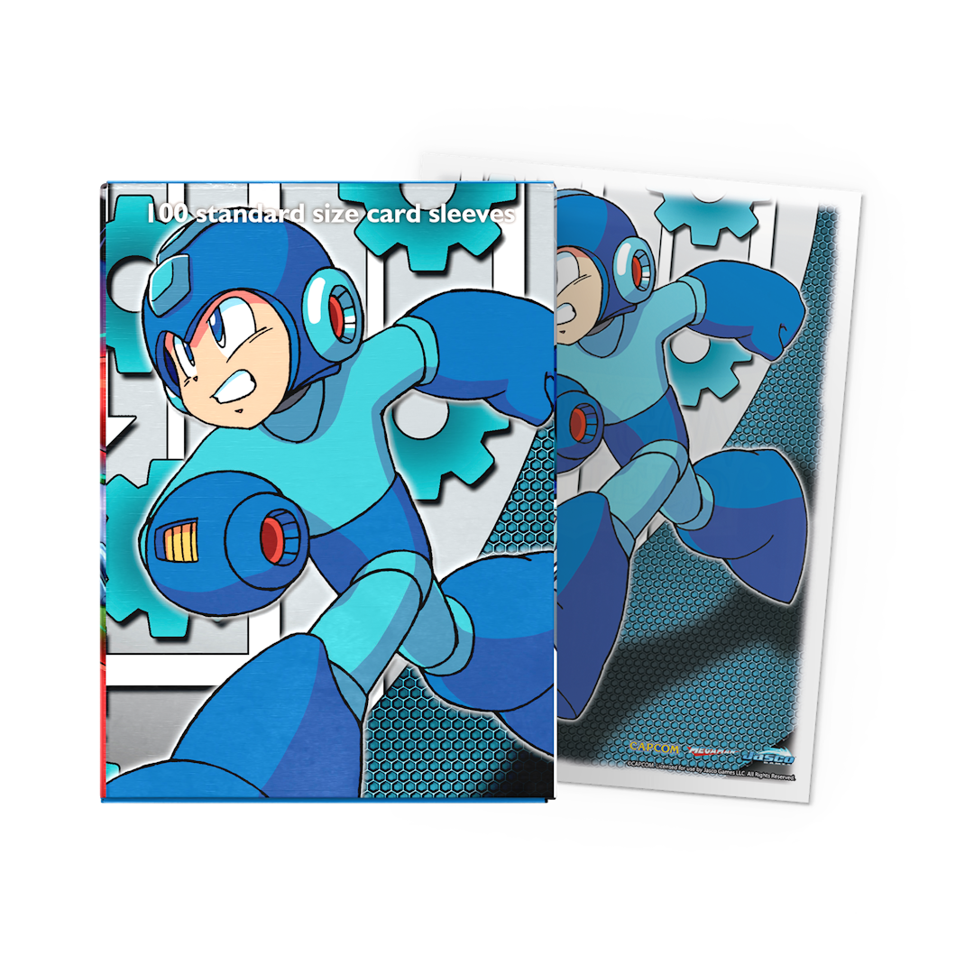 Dragon Shield Brushed Art Sleeves - Mega Man - Standard Size (100)