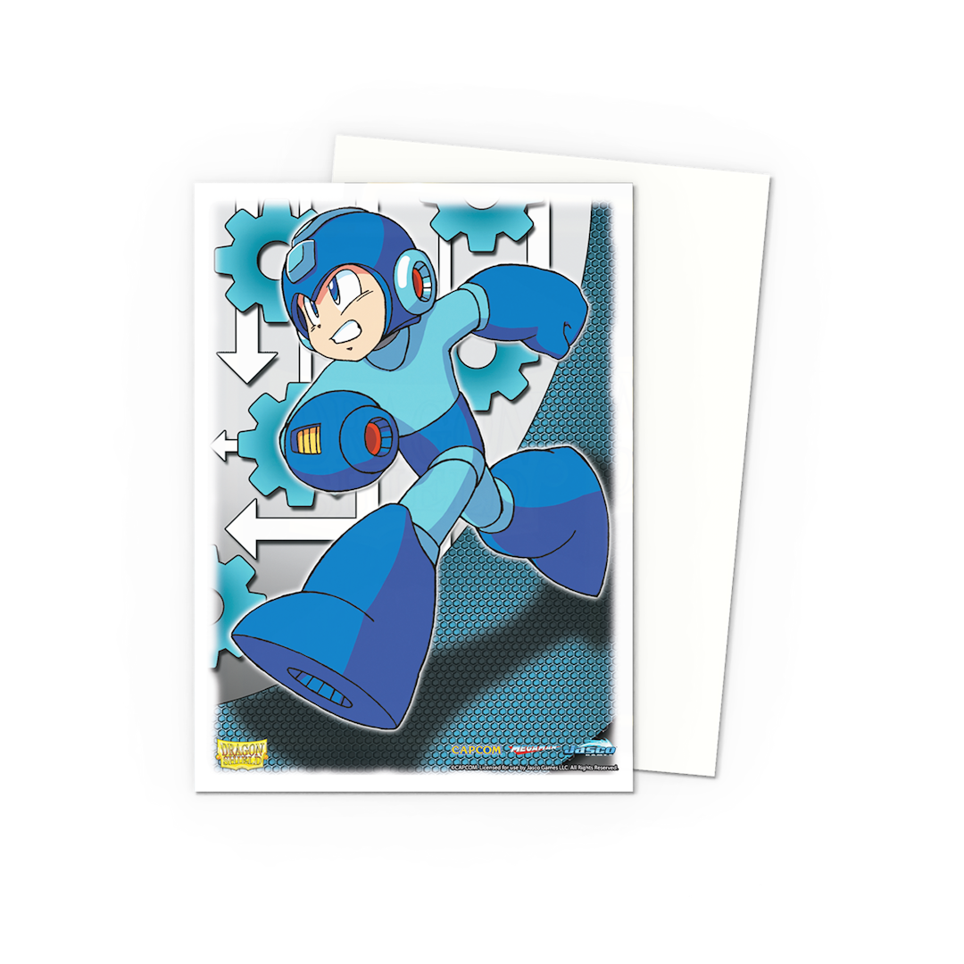 Dragon Shield Brushed Art Sleeves - Mega Man - Standard Size (100)