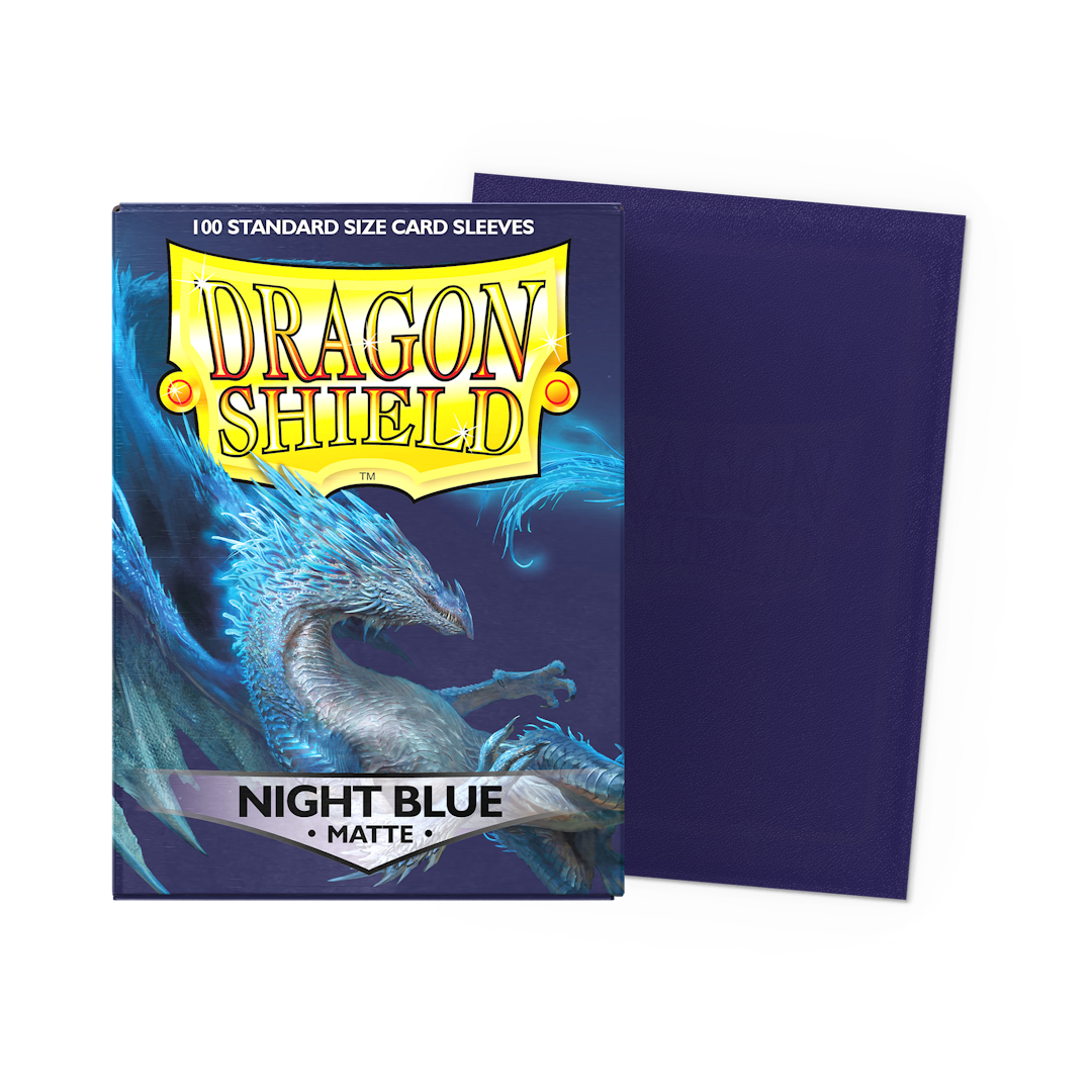 Dragon Shield Matte Sleeves - Night Blue - Standard Size (100)