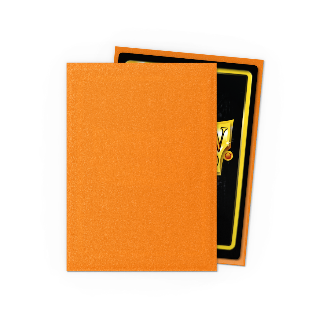 Dragon Shield Matte Sleeves - Orange - Standard Size (100)