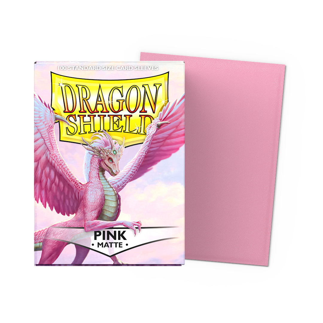 Dragon Shield Matte Sleeves - Pink - Standard Size (100)