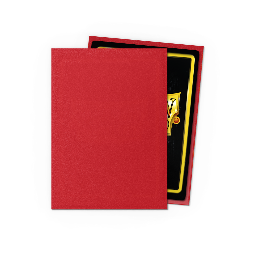 Dragon Shield Matte Sleeves - Ruby - Standard Size (100)