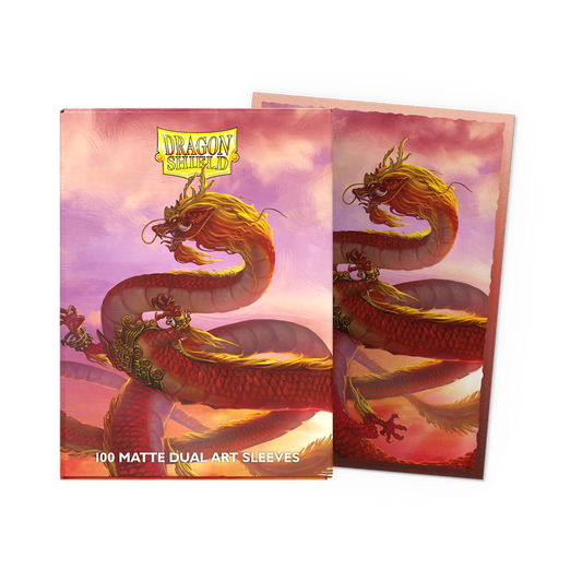 Dragon Shield Matte Dual Art Sleeves - Wood Dragon 2024 - Standard Size (100)