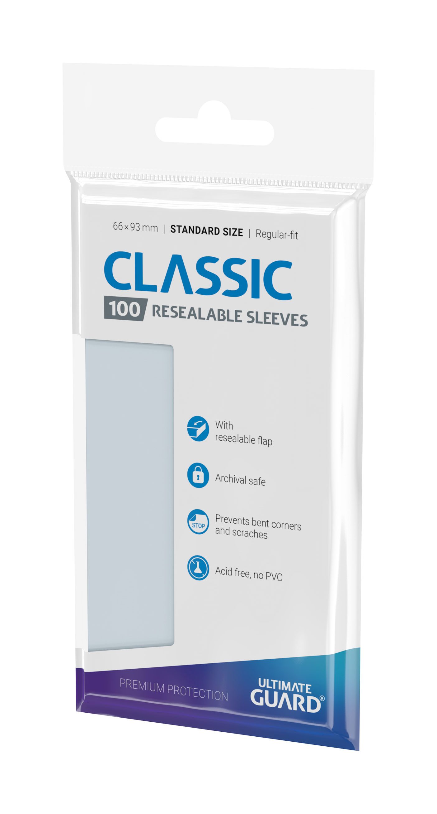 Ultimate Guard - Standard Size Sleeves - Classic Resealable [100]