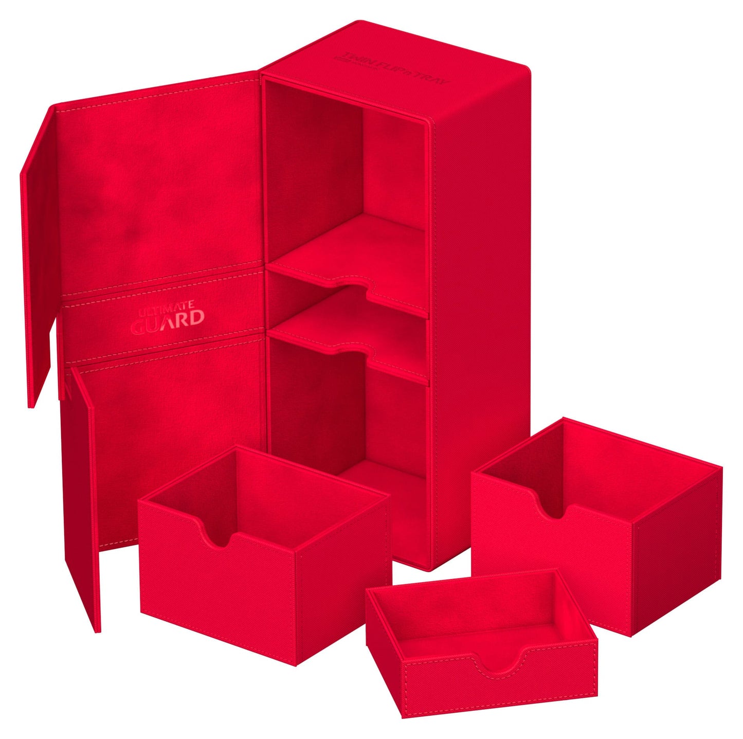 Ultimate Guard - Twin Flip`n`Tray 266+ XenoSkin Deck Box - Red