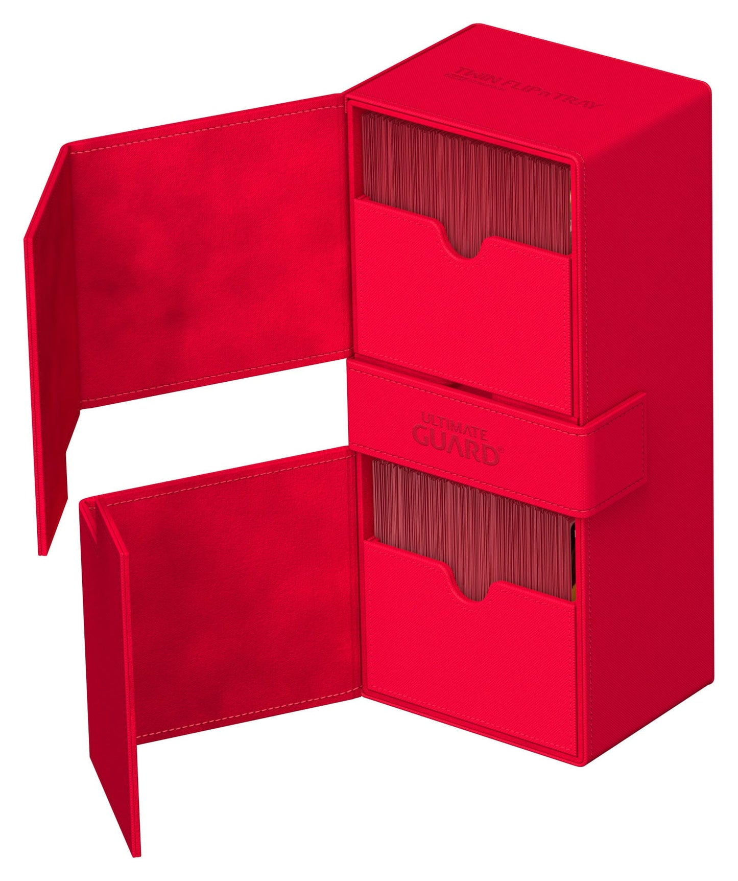 Ultimate Guard - Twin Flip`n`Tray 266+ XenoSkin Deck Box - Red