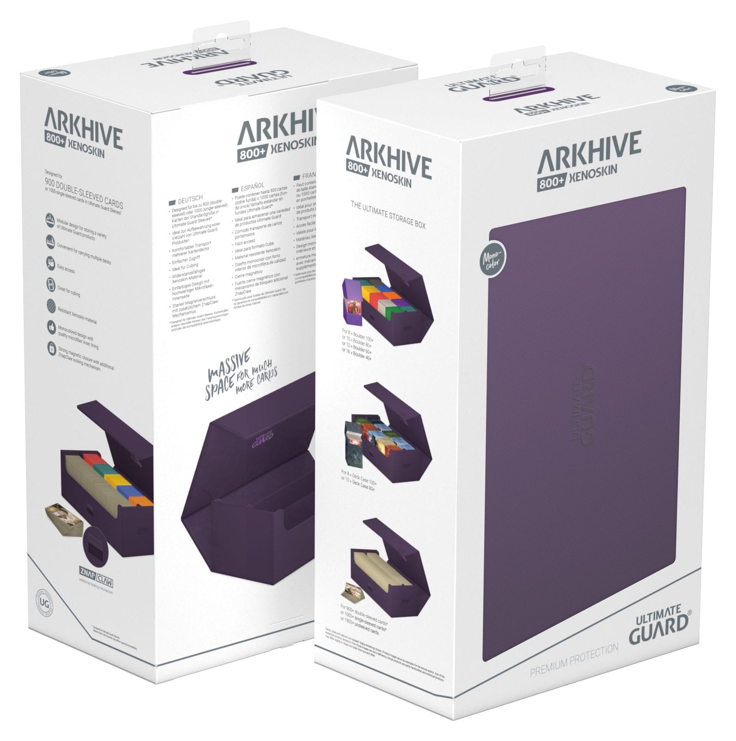 Ultimate Guard - Arkhive 800+ XenoSkin Deck Box - Purple